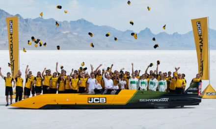 JCB Hydromax Hidrojenle Kara Hız Rekorunu Altüst Etti