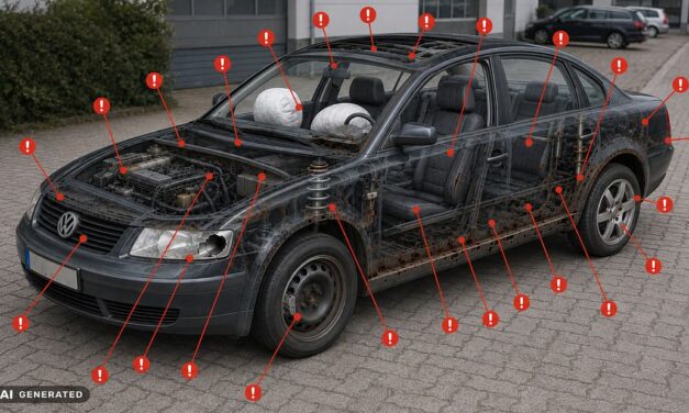 Polis 50 kusurlu VW Passat’ı trafikten men etti