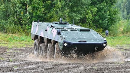 Patria AMV Zırhlı Aracı, Uzaktan Kumandayla 7.800 Kilometreden Yönetildi