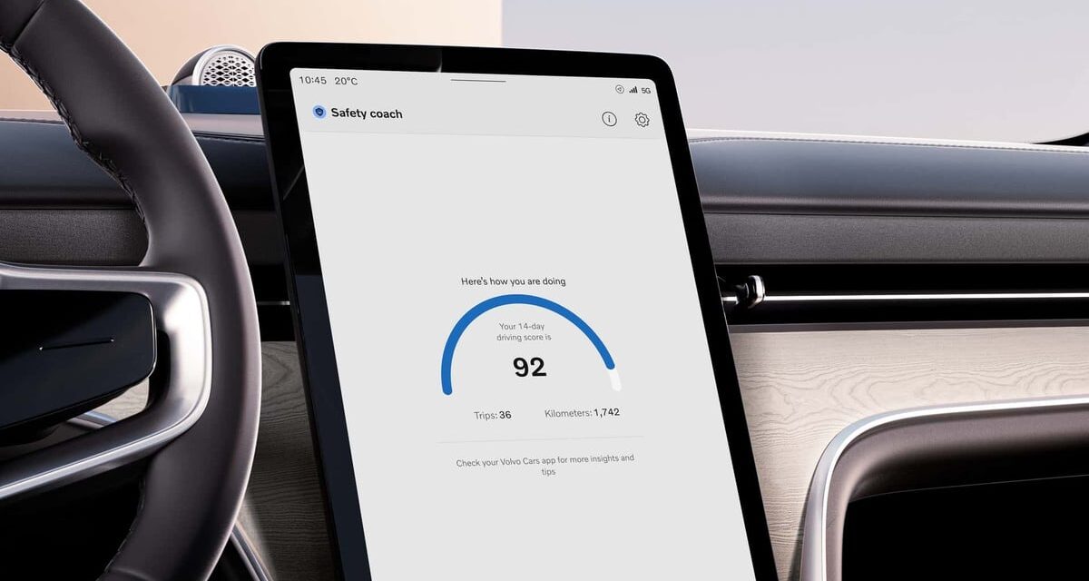 Volvo’dan Sürüşünüzü Puanlayacak Yeni Teknoloji: Safety Coach